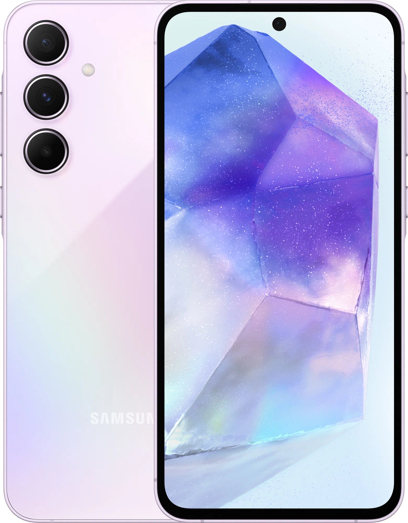 Смартфон Samsung Galaxy A55 5G 12/256 ГБ, Dual: nano SIM + eSIM, lilac